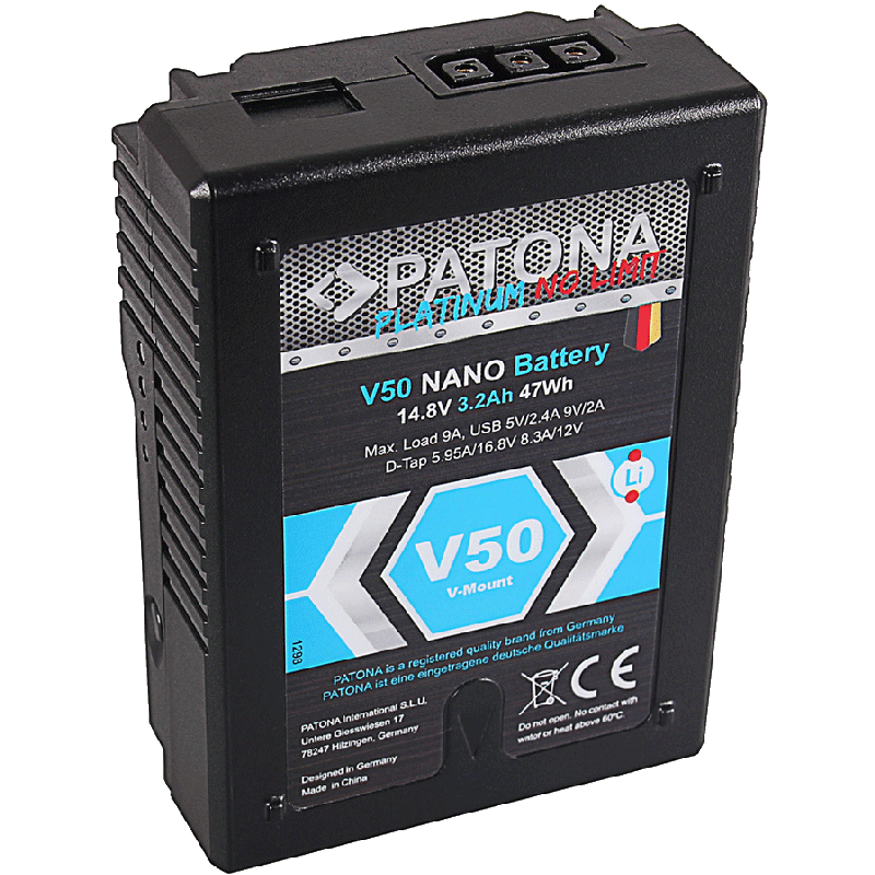 PATONA Platinum NANO V-Mount 47Wh Akku für Sony