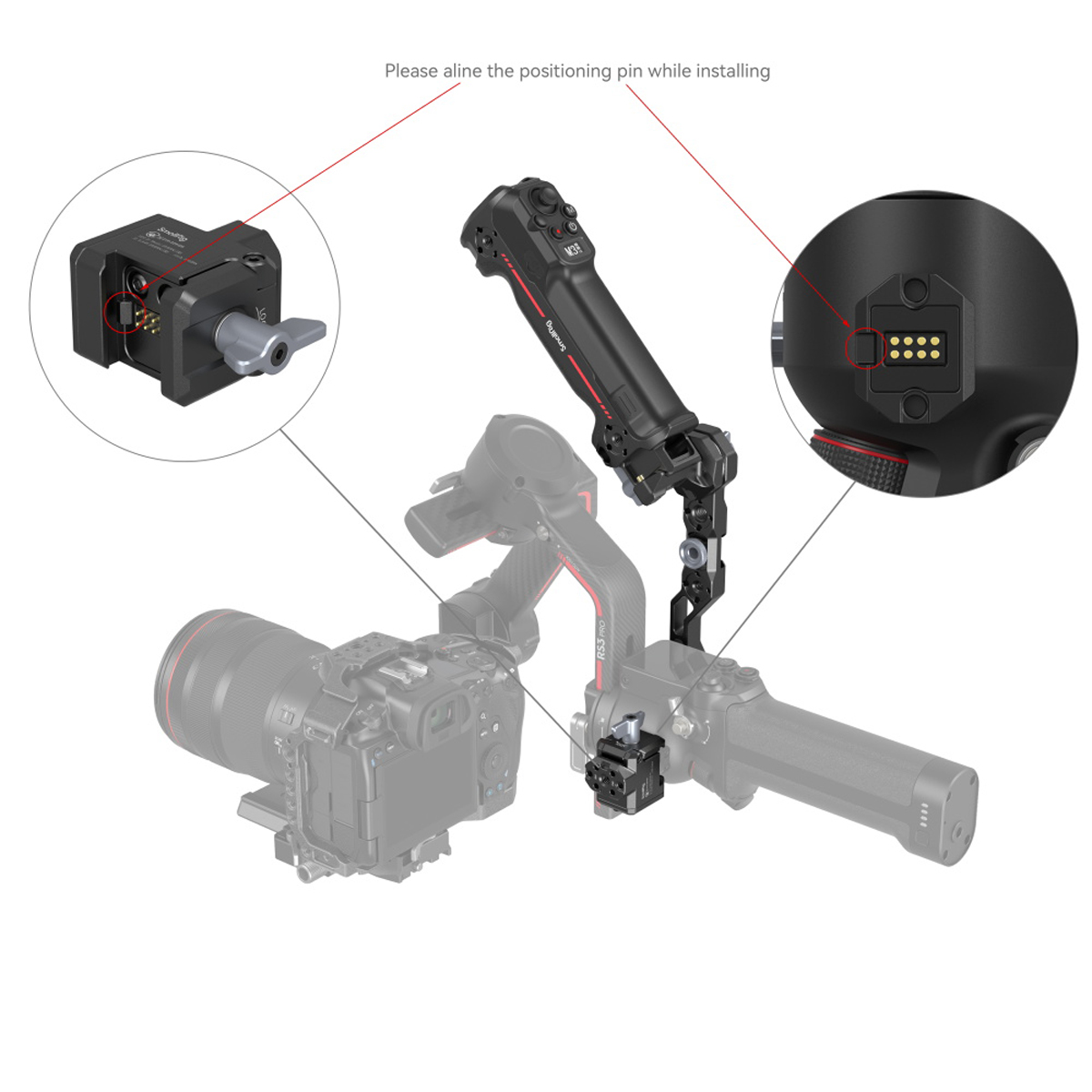 SmallRig 3919 Sling Handgriff Wireless Control für DJI RS Serie
