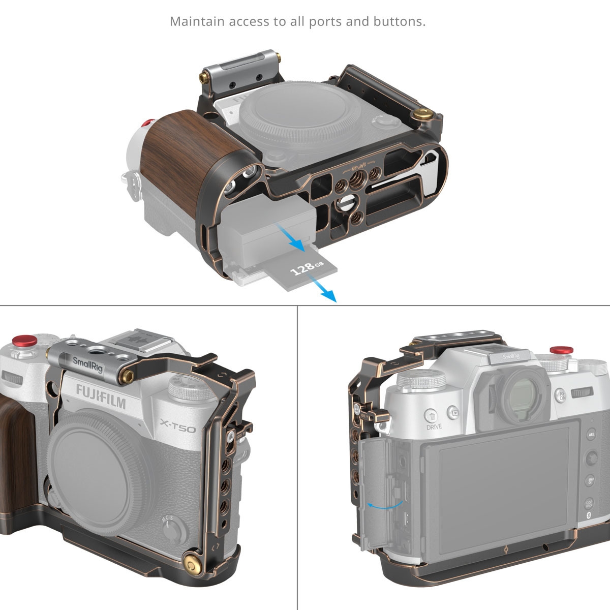 SmallRig 4714 Retro Cage für Fujifilm X-T50