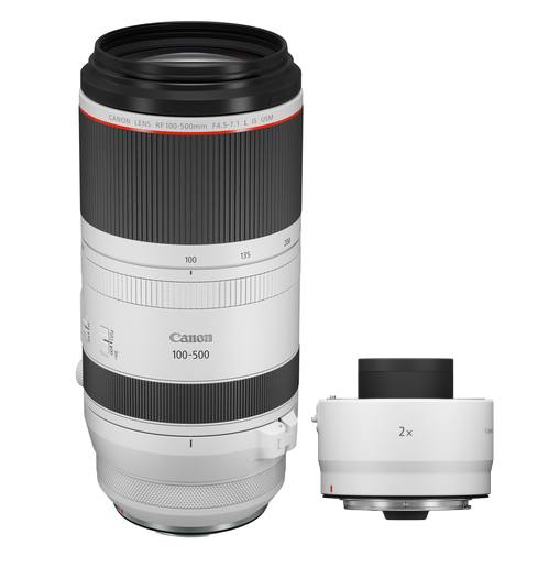 Canon RF 100-500mm 4.5-7.1 L IS USM + Extender RF 2.0x Konverter