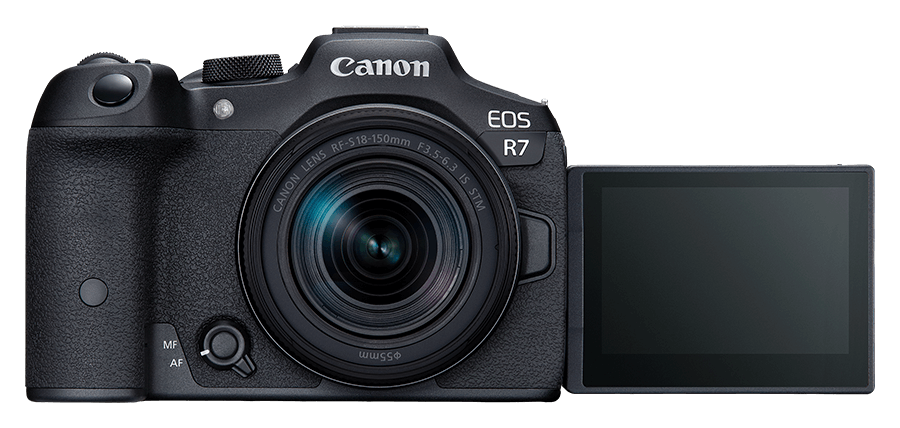 Canon EOS R7 + RF-S 18-150mm 3.5-6.3 IS STM + EF-EOS R Adapter