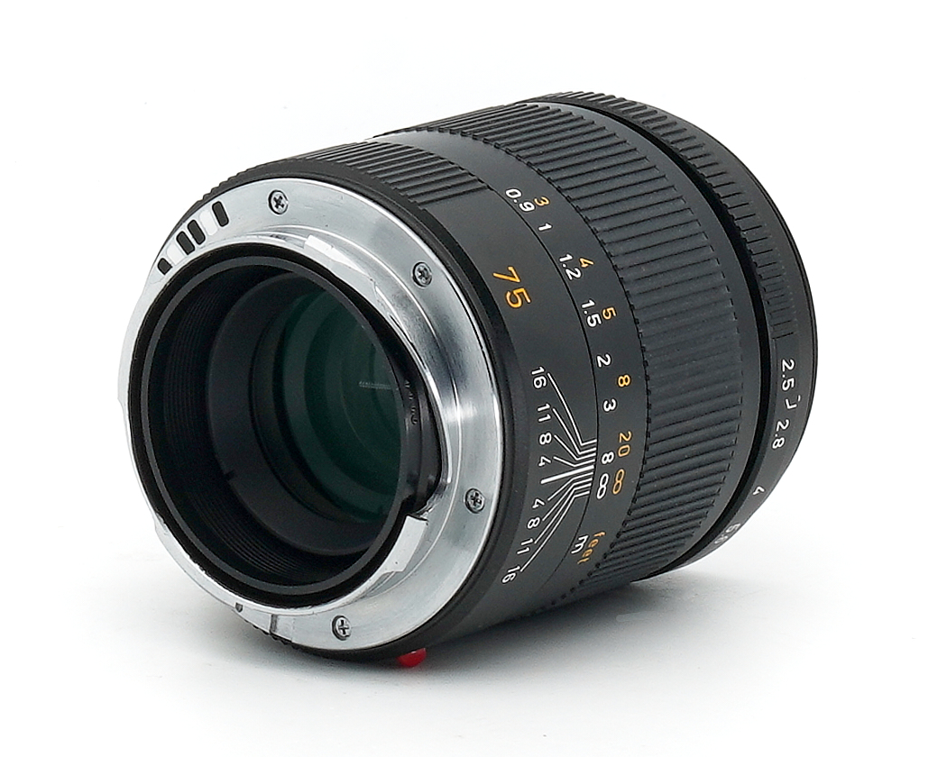 Leica SUMMARIT-M 75mm 2.5 6bit 11645 wie neu + Leica 12460 #39829**