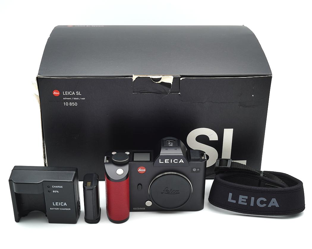 Leica SL (Typ 601) Gehäuse 10850 LEITZ PARK Edition schwarz/rot 48971**
