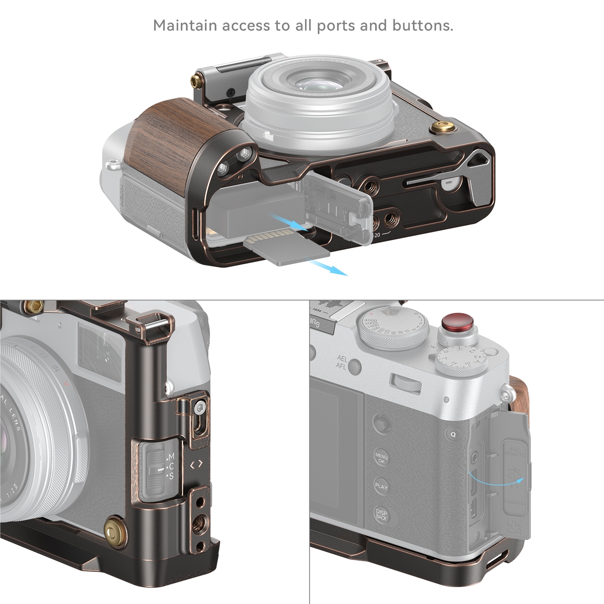 SmallRig 4557 Retro-Cage für Fujifilm X100VI