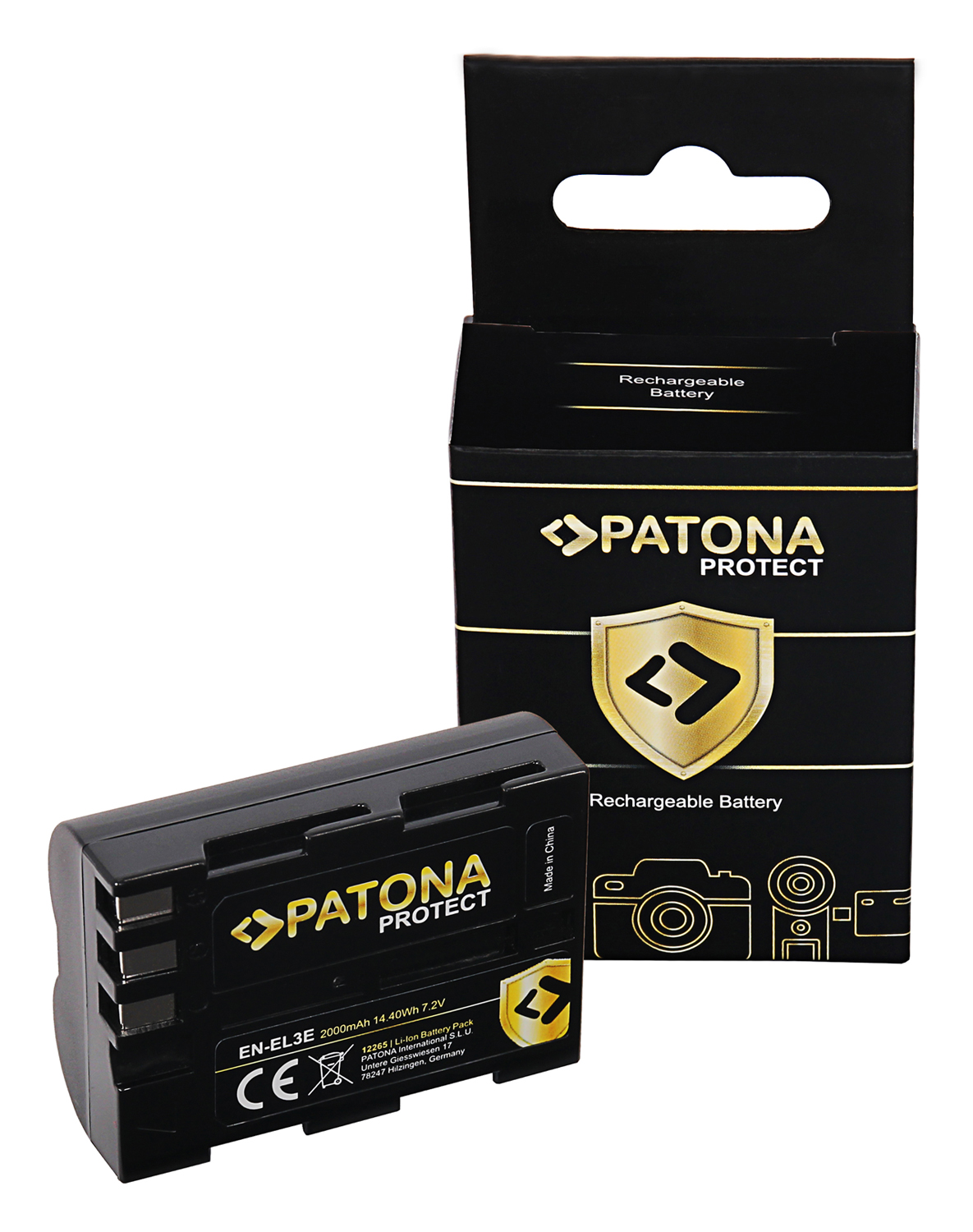 PATONA Protect Akku wie Nikon EN-EL3E
