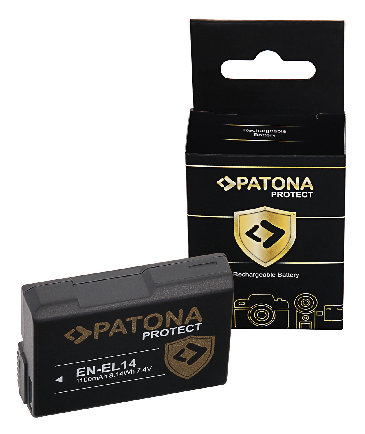 PATONA Protect Akku wie Nikon EN-EL14