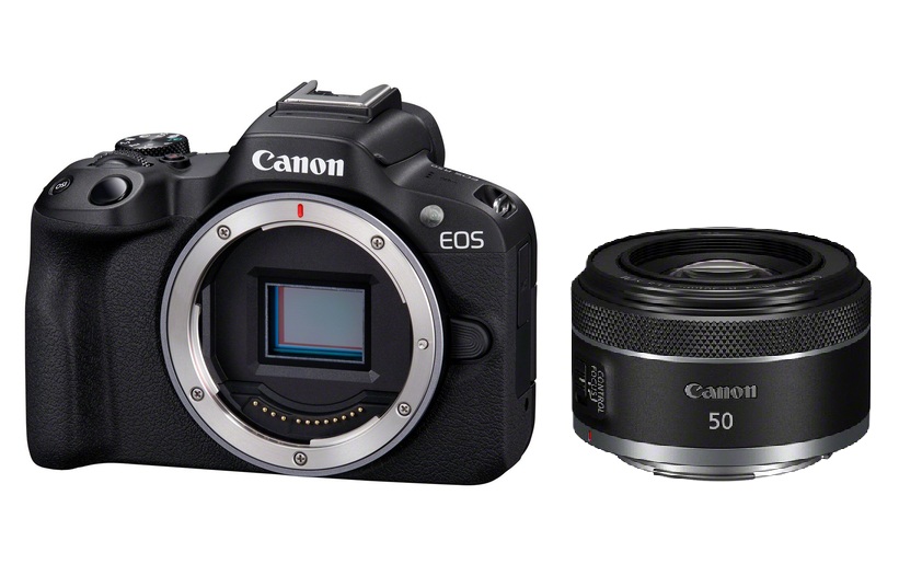 Kamera, DSLR, Canon, 50mm Objektiv, Spiegellose?