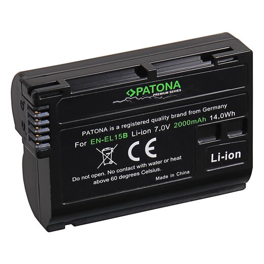 PATONA Premium Akku wie Nikon EN-EL15B