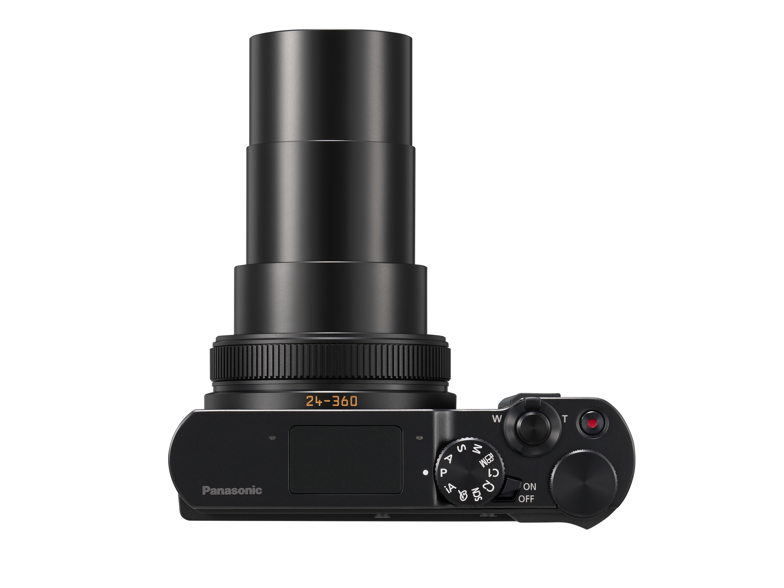 kamera, kompakt, schwarz, laternenform, panasonic