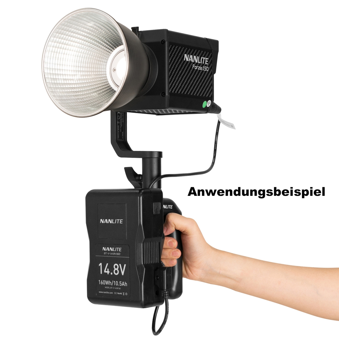 Nanlite BT-BG-XLR4 Akku-Handgriff