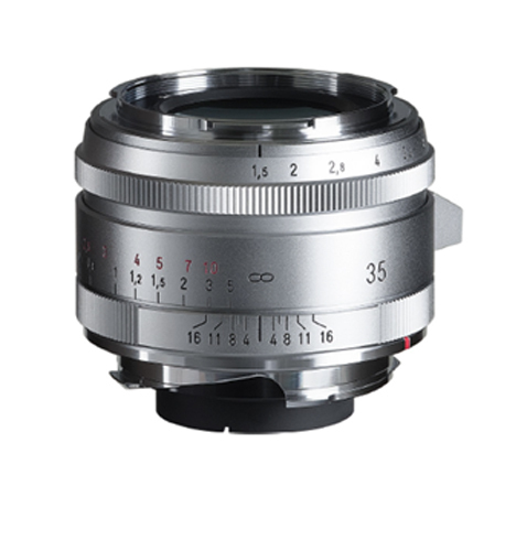Voigtländer Nokton 35mm 1.5 II VM Vintage Line silber für Leica M
