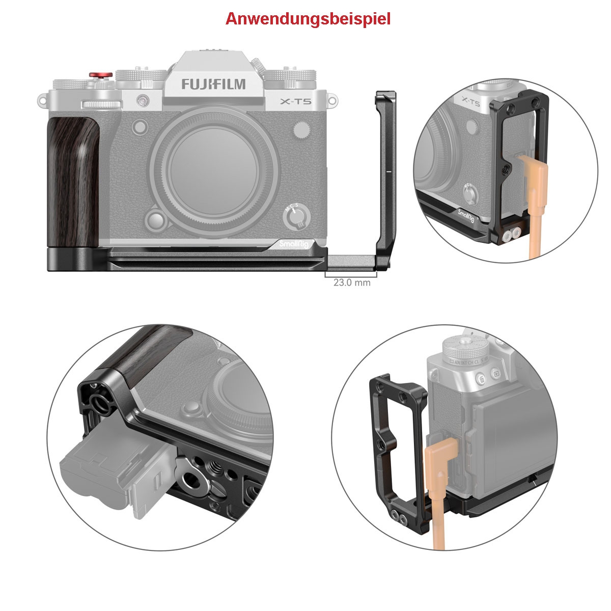 SmallRig 4137 L-Bracket f. Fujifilm X-T5