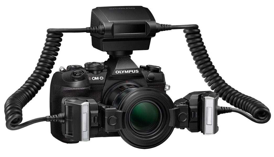 Olympus STF-8 Makro Zangenblitz