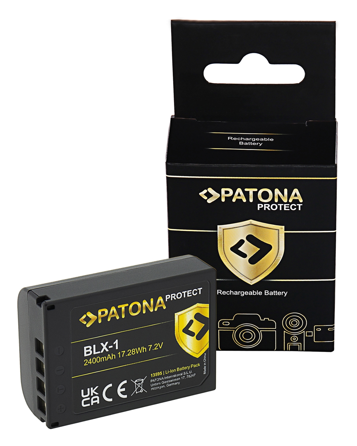 Patona Protect Akku für Olympus BLX-1 OM-1 OM-1 II Patona Protect Akku für Olympus BLX-1 OM-1 OM-1 II