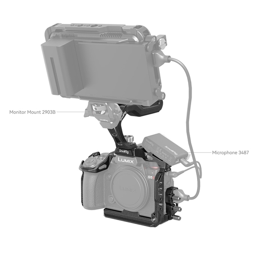 SmalRig 4024 Cage Kit Black Mamba für Panasonic Lumix S5 II & S5 II X