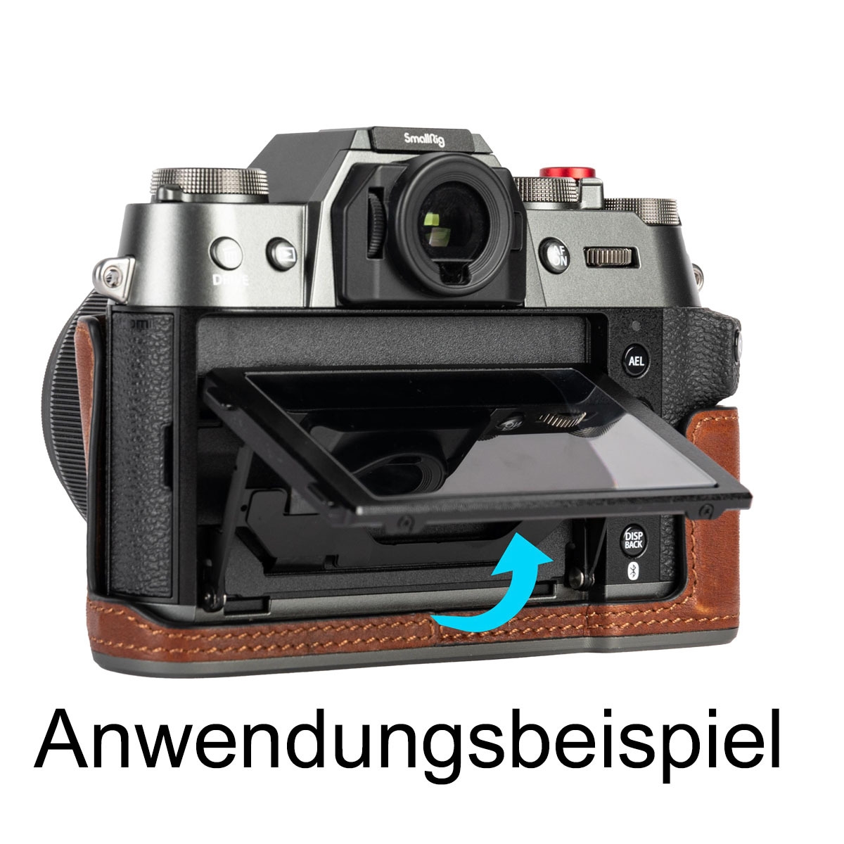 SmallRig 4710 Leather Half Case Kit für Fujifilm X-T50 brown