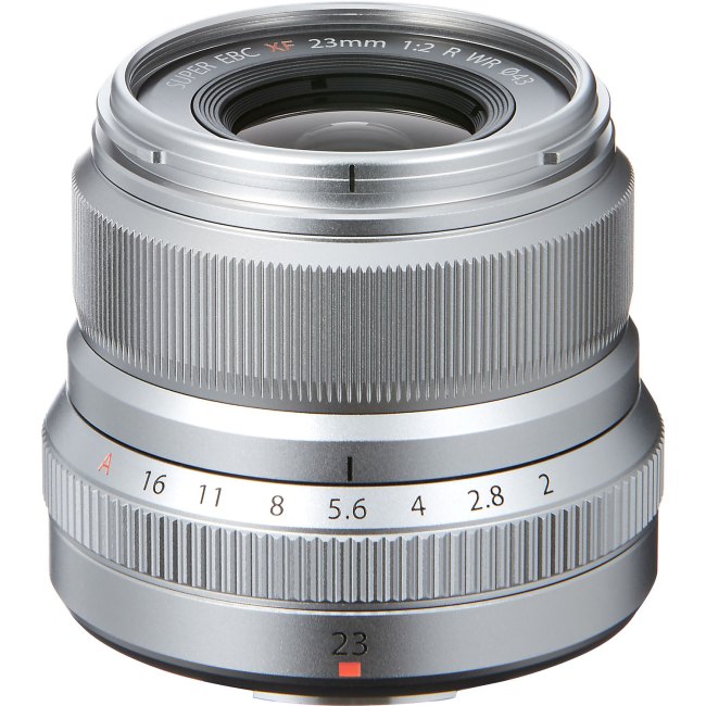 Fujifilm Fujinon XF23mm 2.0 WR silber