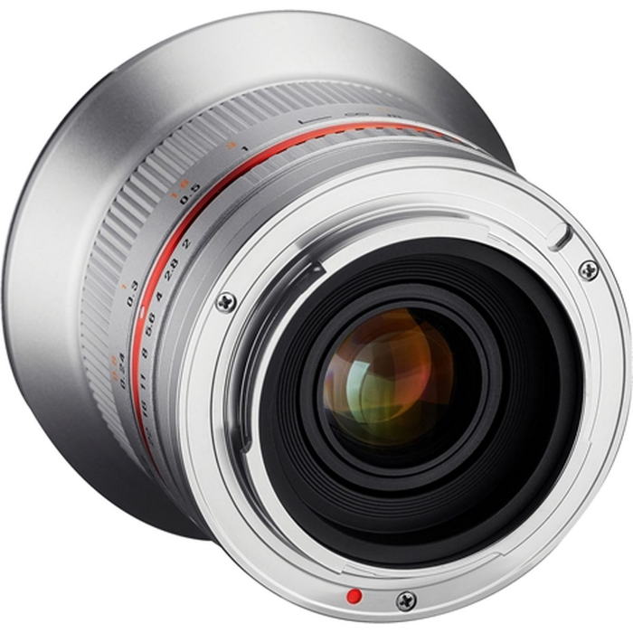 Samyang MF 12mm 2.0 APS-C Fuji X silber