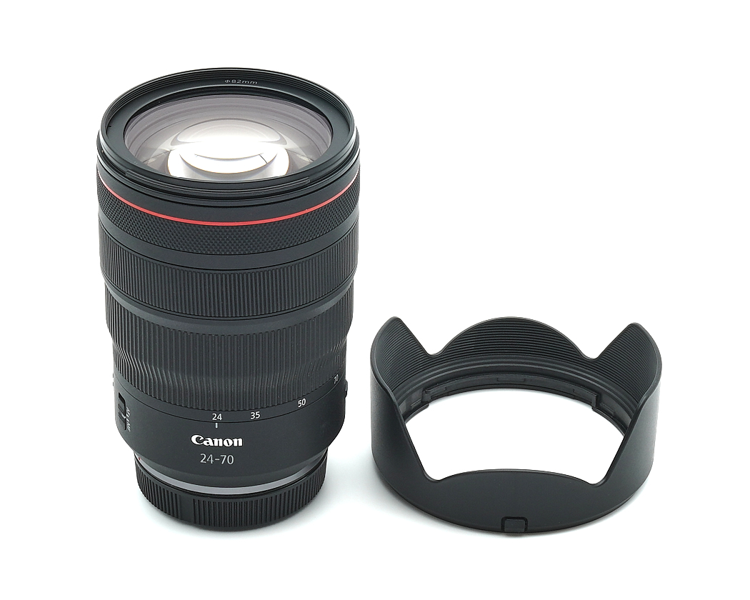 Objektiv, Zoomobjektiv, 24-70mm, schwarz, Lensendstück