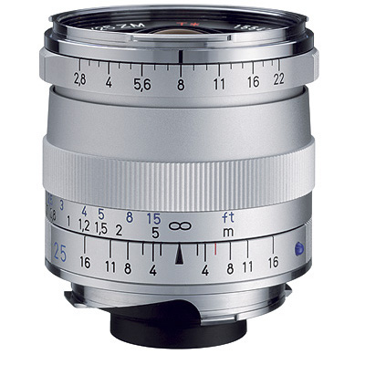 ZEISS Biogon T* 25mm 2.8 ZM für Leica M silber