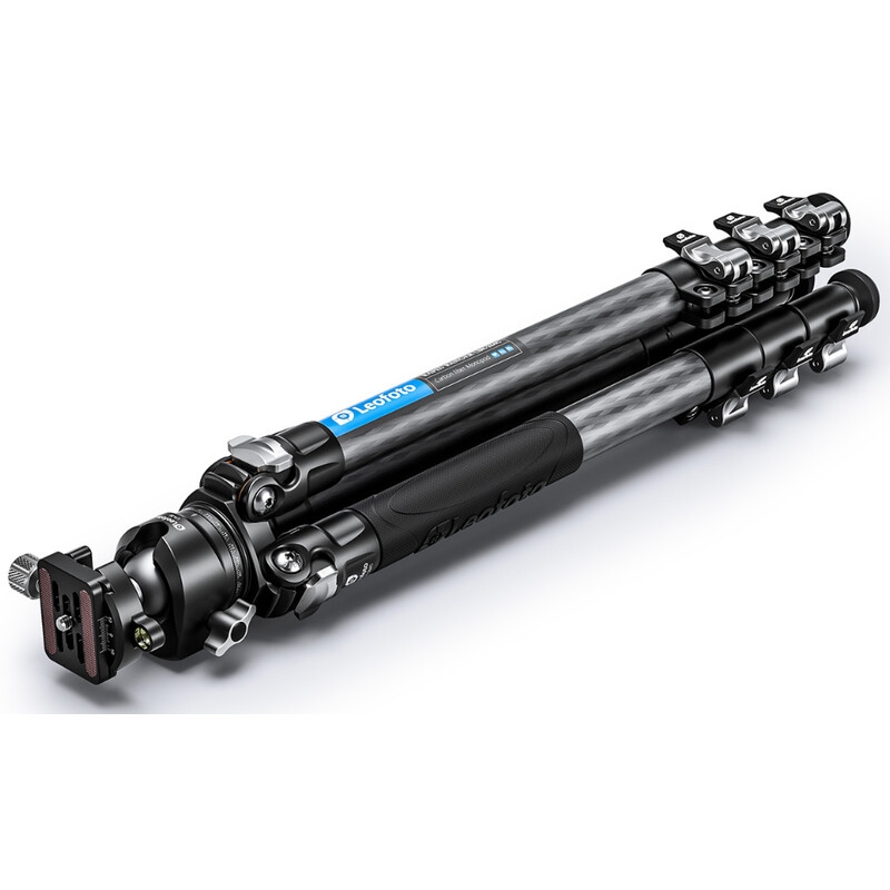 Leofoto Carbon-Dreibeinstativ LSR-324C Rapid Ranger mit Beinklemmen + Ballhead LH-40