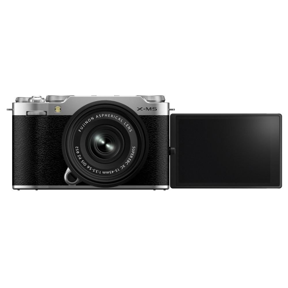 Fujifilm X-M5 silber + FUJINON XC15-45mm 3.5-5.6 OIS PZ Kit