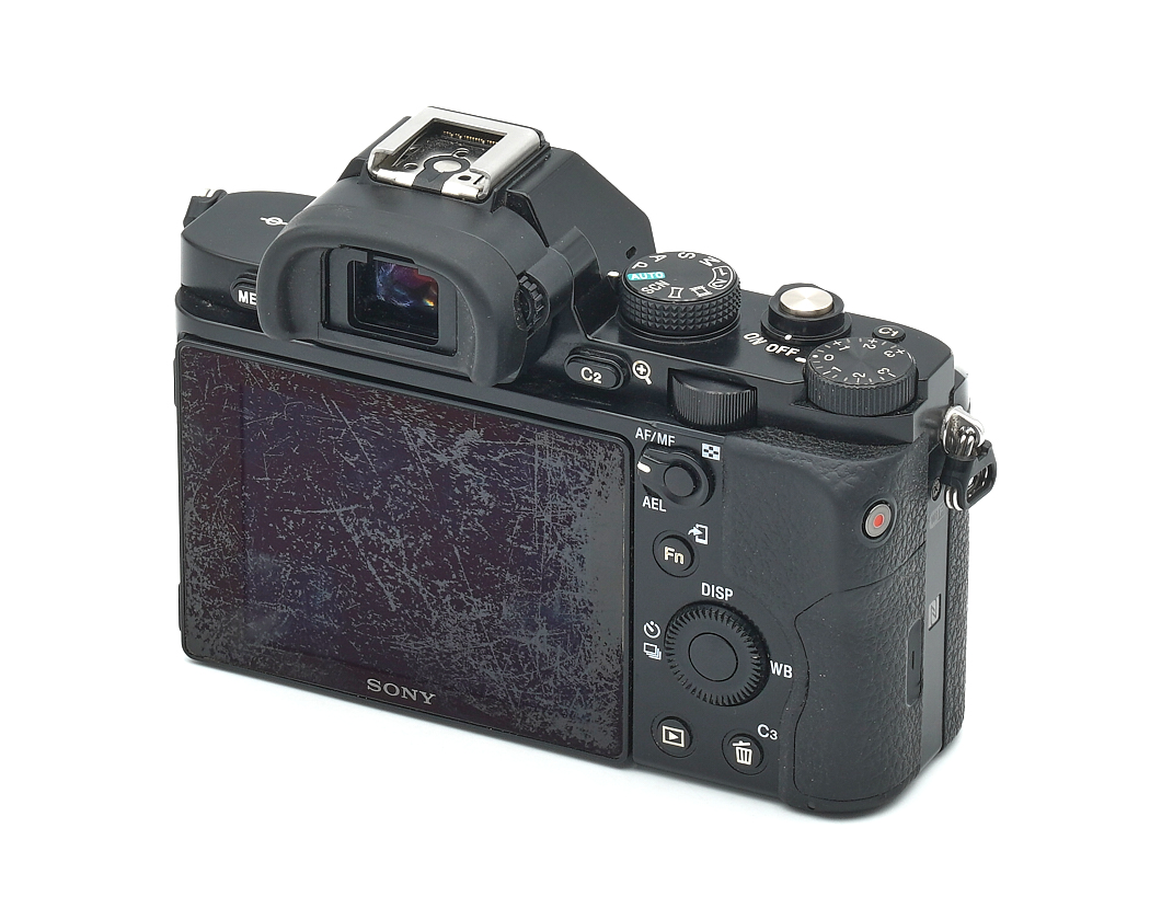 digitale kamera, Sony kamera, schwarze kamera, LCD-bildschirm, verhältnis?