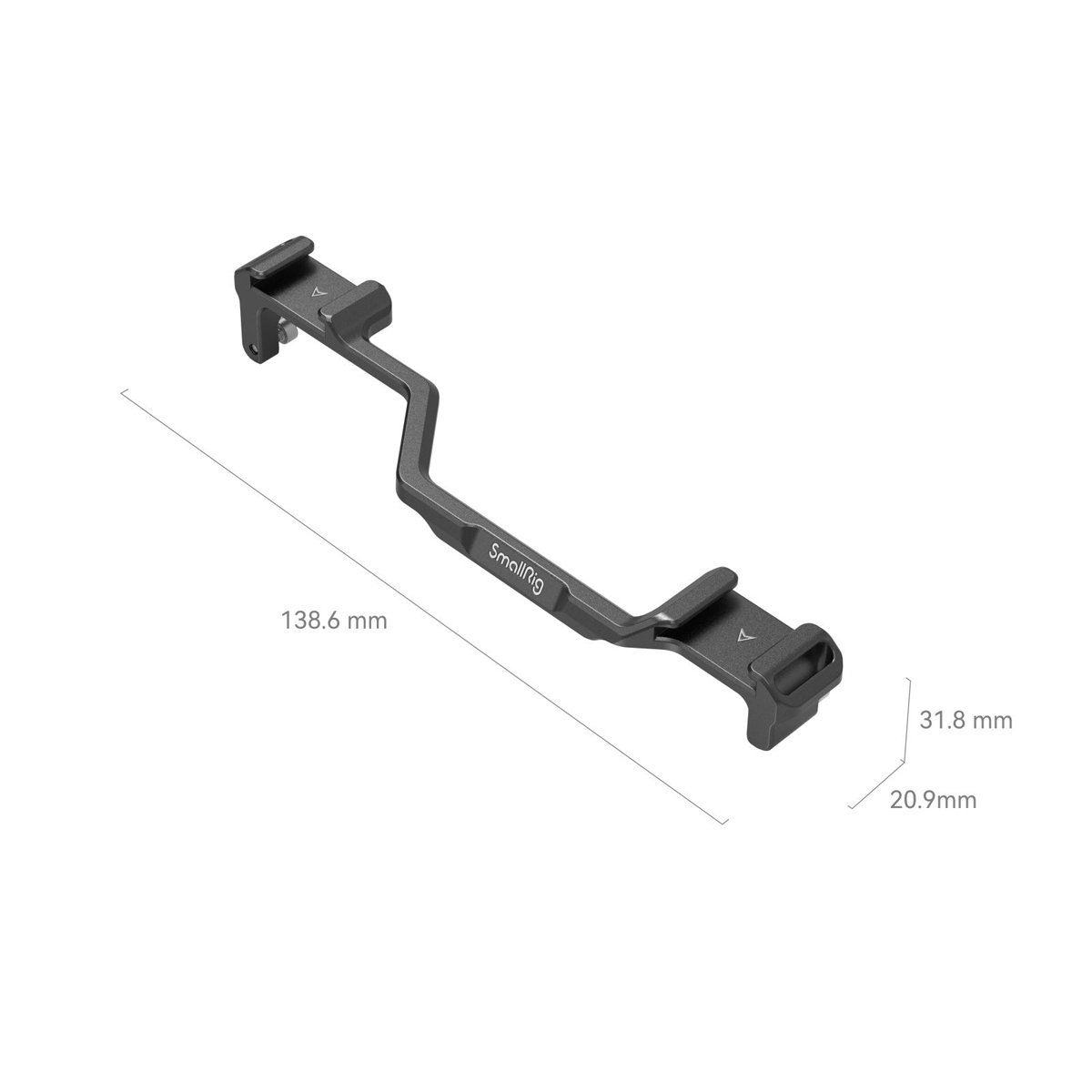 SmallRig 4339 Dual Cold Shoe Mount Plate für Sony Alpha 6700