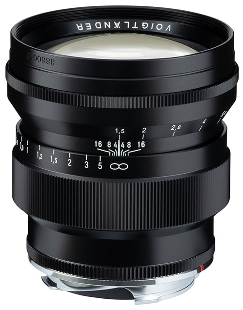 Voigtländer Nokton 75mm 1.5 VM ASPH. schwarz für Leica M
