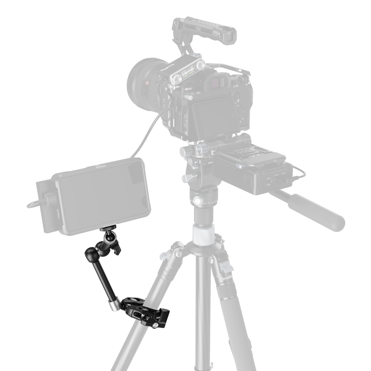 SmallRig 4454 Crap Shaped Clamp with Magic Arm