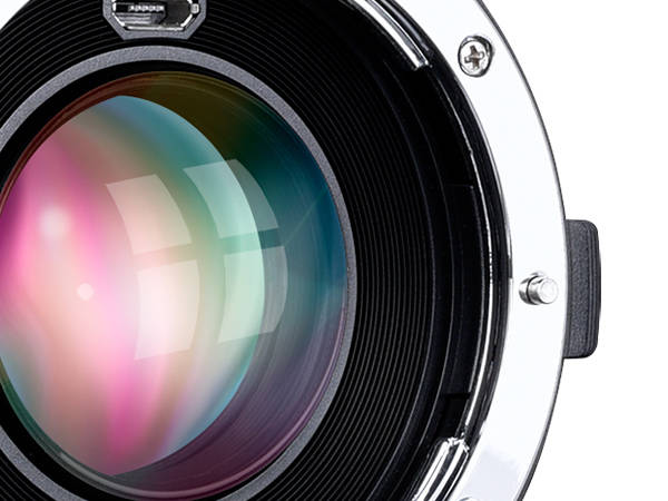 Commlite Canon EF/EF-S an M4/3 0,71x Booster Adaptpter