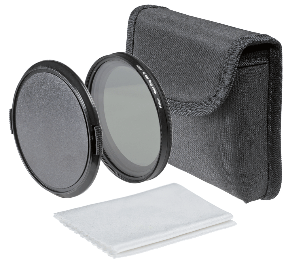 Kaiser Vario-Graufilter ND2x-400x 49mm inkl. Adapter 40.5mm + 46mm