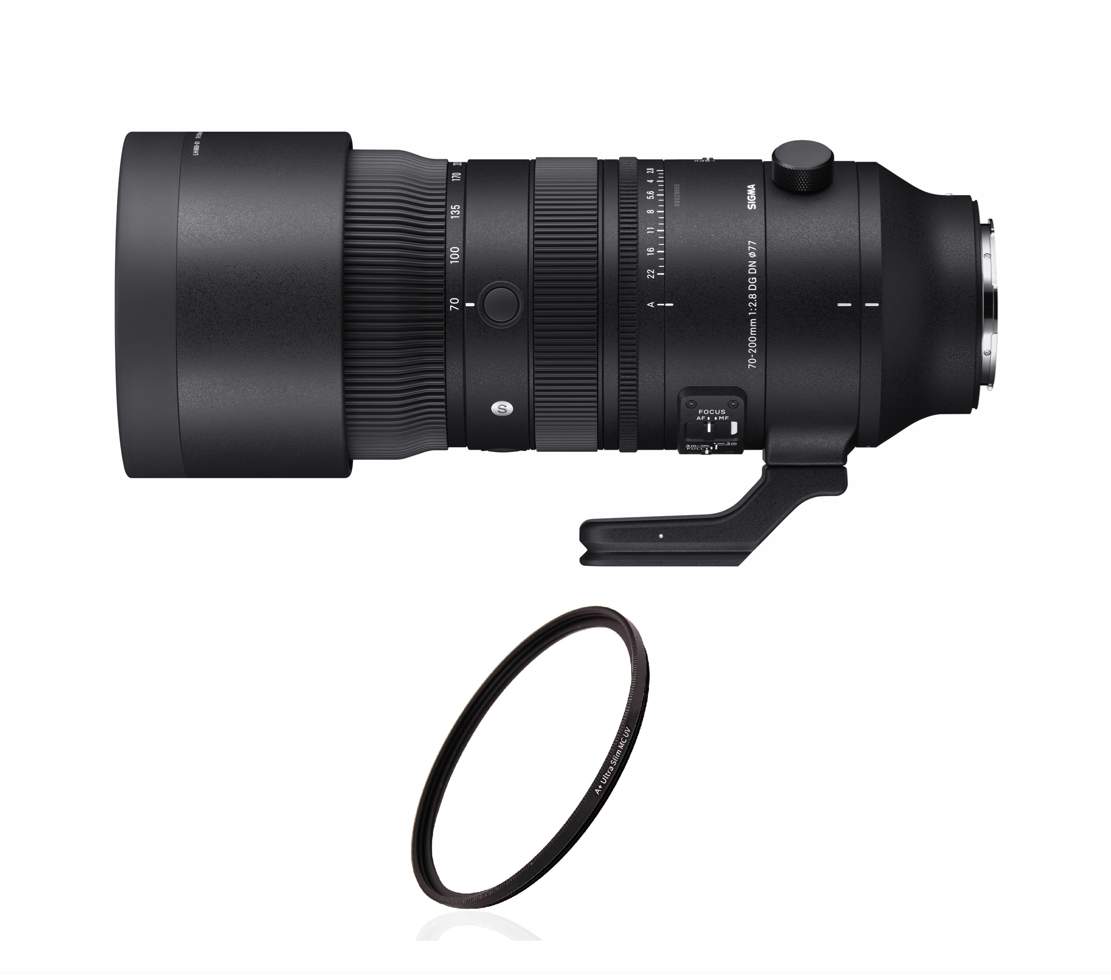 Sigma Sports 70-200mm 2.8 DG DN OS für Sony E-Mount + V.M.C. 77mm Slim UV-Filter