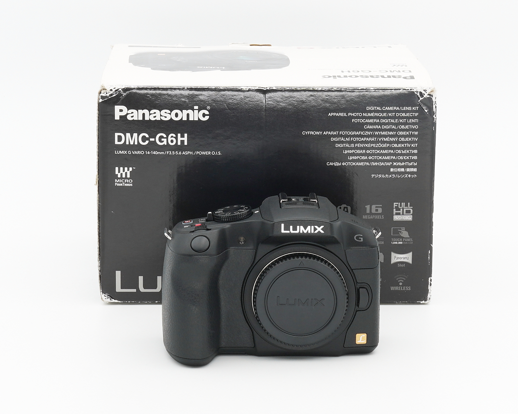 Panasonic Lumix DMC-G6 Gehäuse wie neu, ca. 2100 Aulösungen #X39603**
