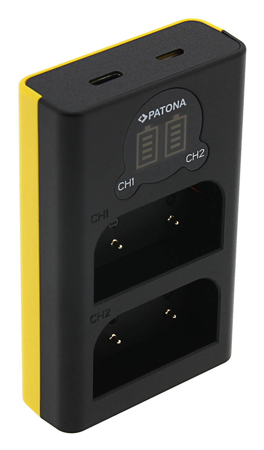 Patona Dual LCD USB Ladegerät für Olympus OM-1, OM-SYSTEM OM-1 II, BLX-1 Patona Dual LCD USB Ladegerät für Olympus OM-1, OM-SYSTEM OM-1 II, BLX-1