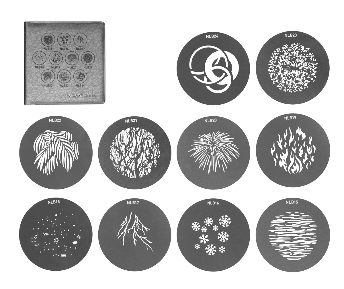 Nanlite AS-GB-B-SET2 Gobo-Set 2