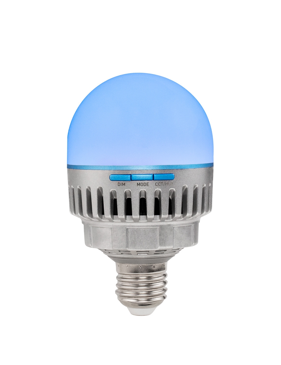 Nanlite Pavo Bulb 10C 1er Kit RGBWW Farb-Effektleuchte, E27-Gewinde