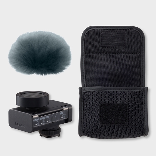 Blitzlicht, externes Blitzgerät, Blitzschuh, Windschutz aus Fell, Tragehülle