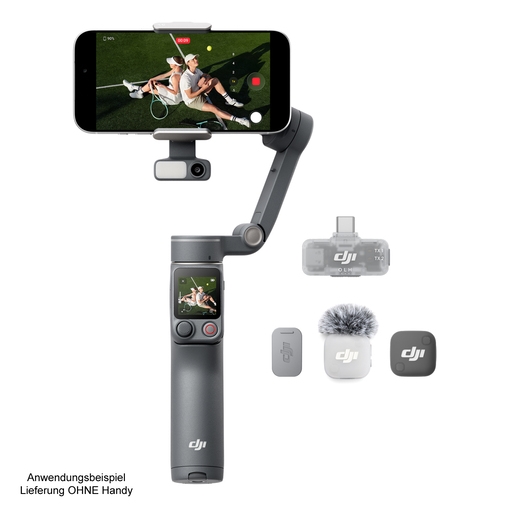 DJI OSMO Mobile 8P Creator Combo, Gimbal mit Multif.-Modul+Mic Mini+Ladegerät