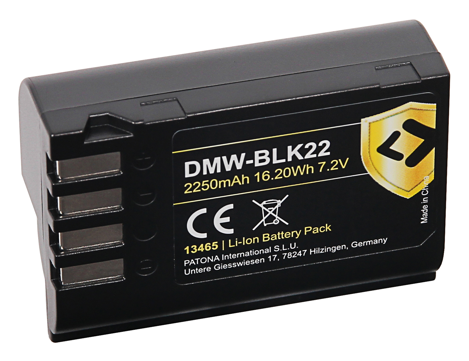 PATONA Protect Akku wie Panasonic DMW-BLK22