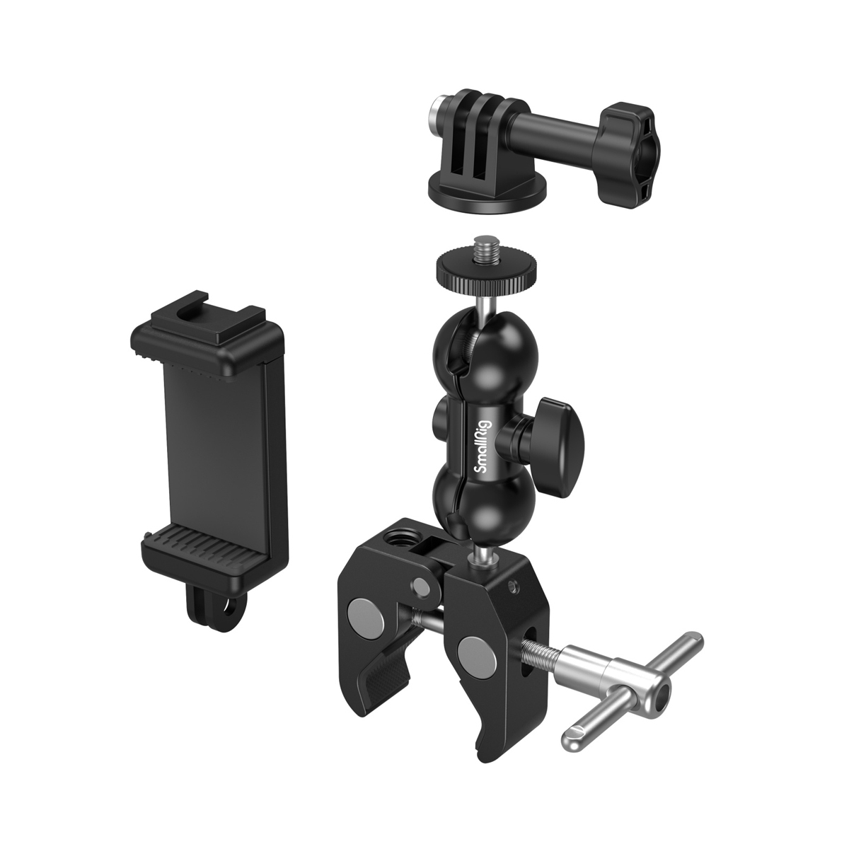 SmallRig 4373 Crab Shaped Super Clamp with Ballhead Magic Arm