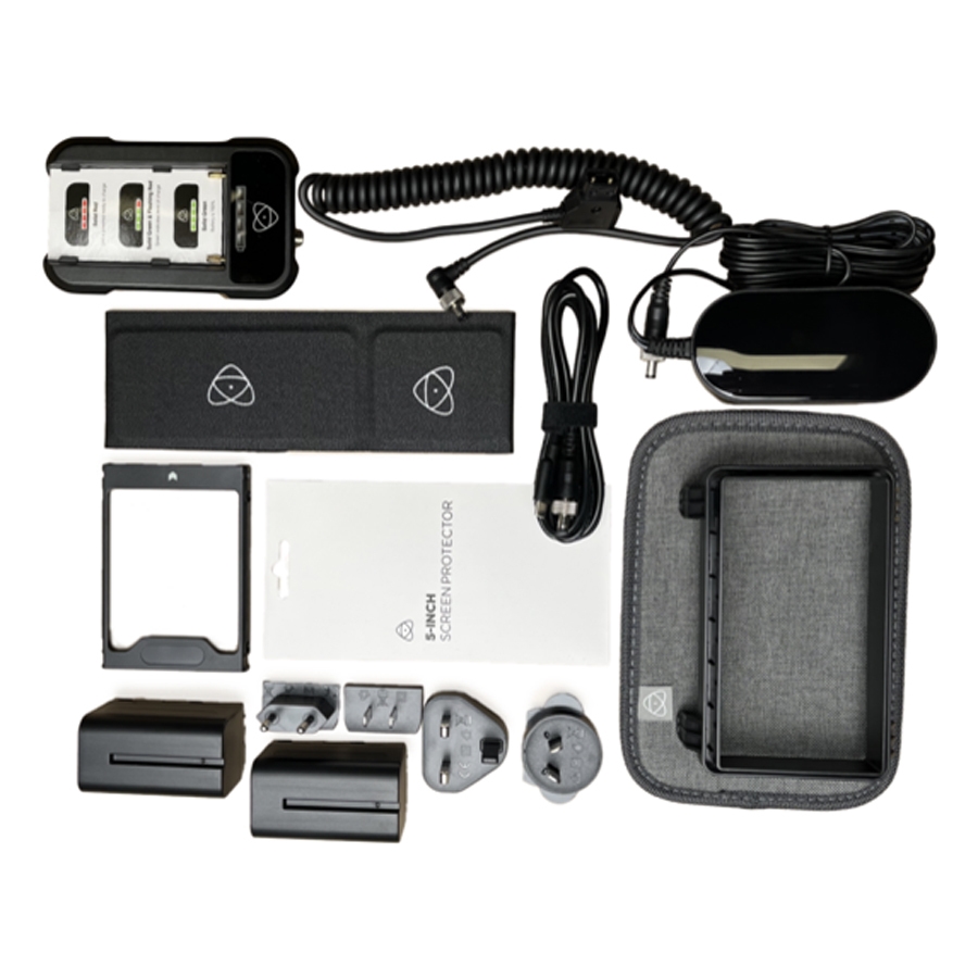 Atomos 5" Accessory Kit Vers. II Zubehör Set inkl. 2x NP-F750 Li-ION Akkus