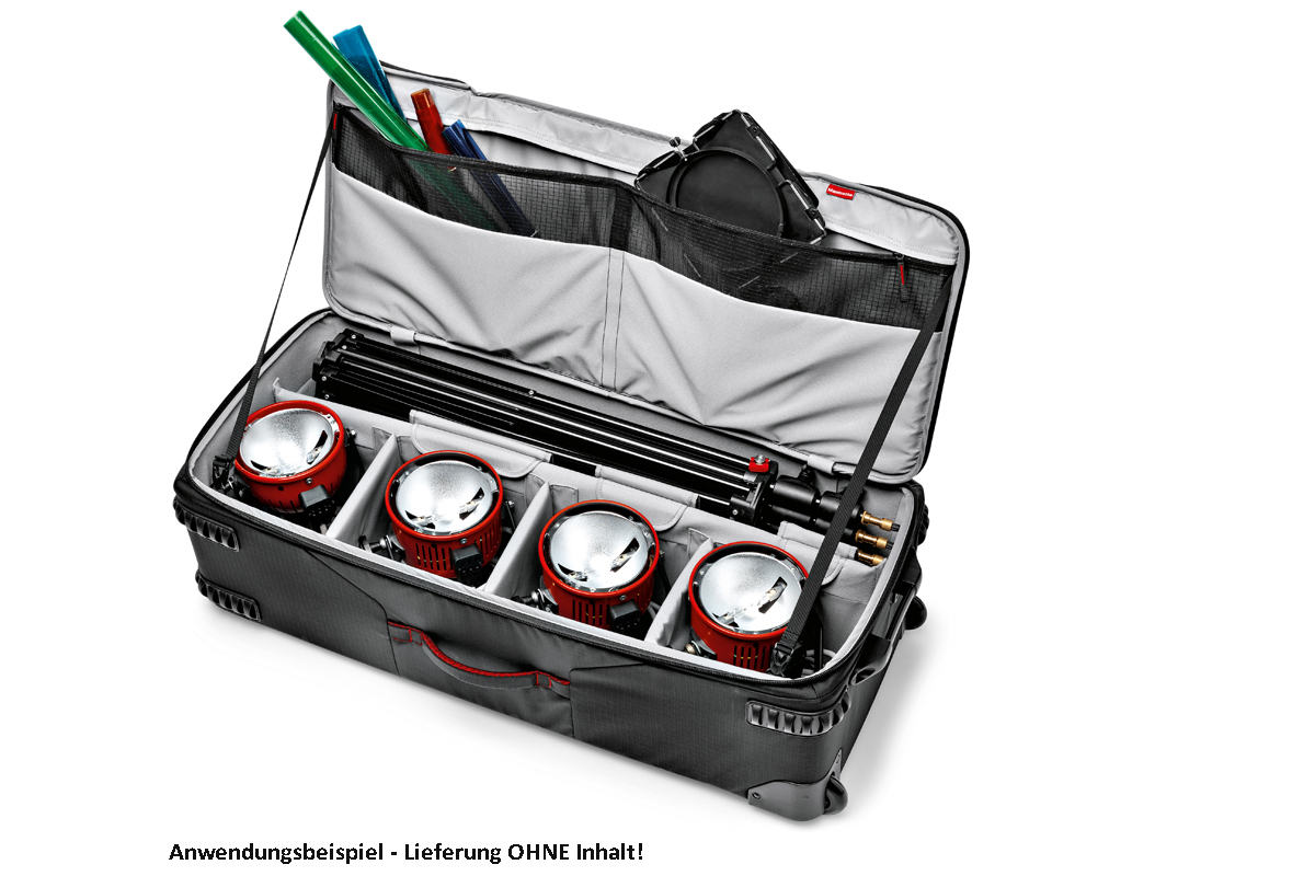 Manfrotto LW-97W-2 Pro Light Trolley für Lichtstative, Blitz etc.