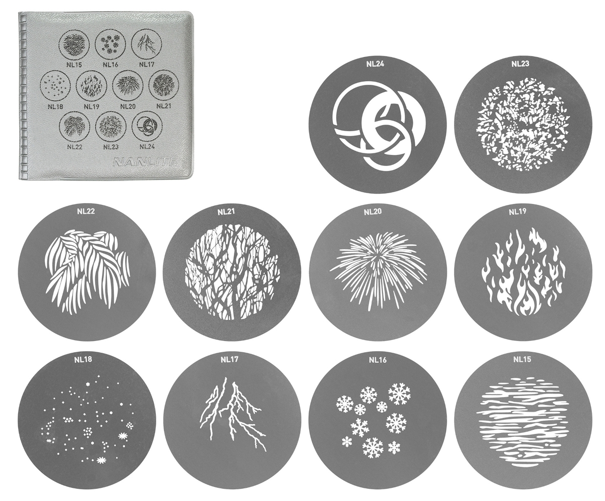 Nanlite AS-GB-FMM-SET2 Gobo-Set 2 (PJ-FMM-19/-36)