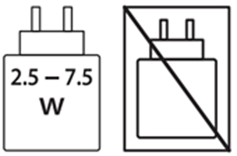 Adapter, Strom, Stecker, Stifte, W