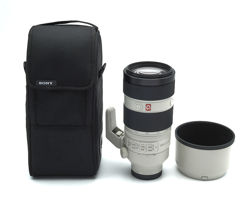 Objektiv, Teleobjektiv, Silber, Schwarz, Tragetasche