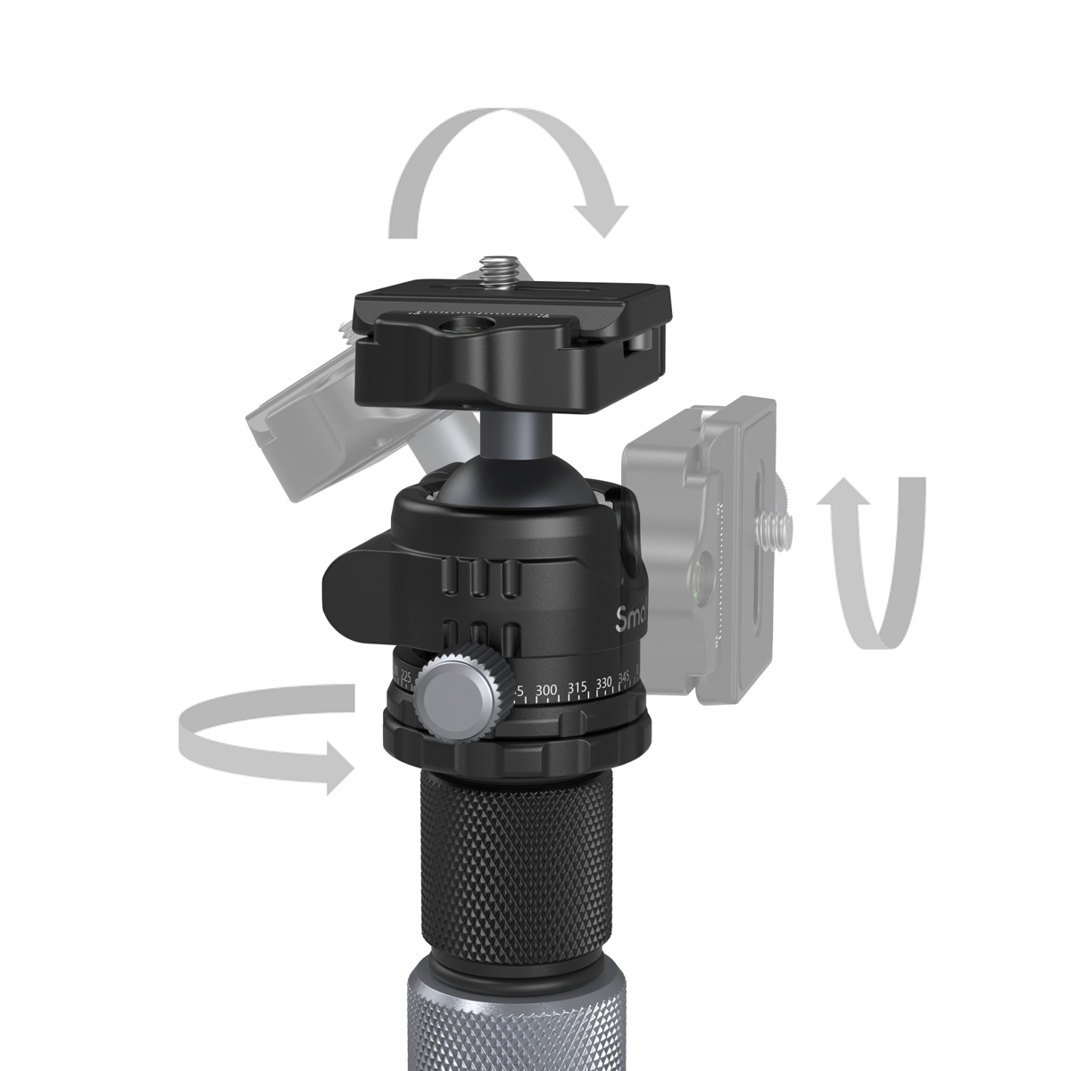 SmallRig 4059 Carbon-Stativ mit Mittelsäule AP-20