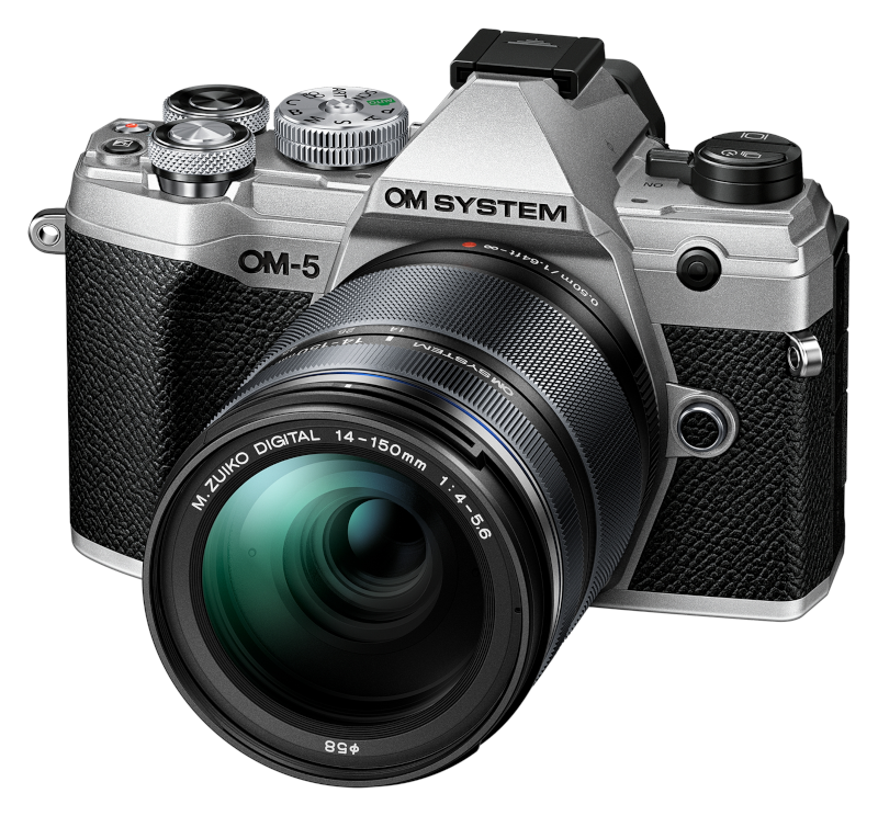 OM SYSTEM OM-5 silber + M.Zuiko Digital ED 14-150mm 4.0-5.6 II OM SYSTEM OM-5 silber + M.Zuiko Digital ED 14-150mm 4.0-5.6 II