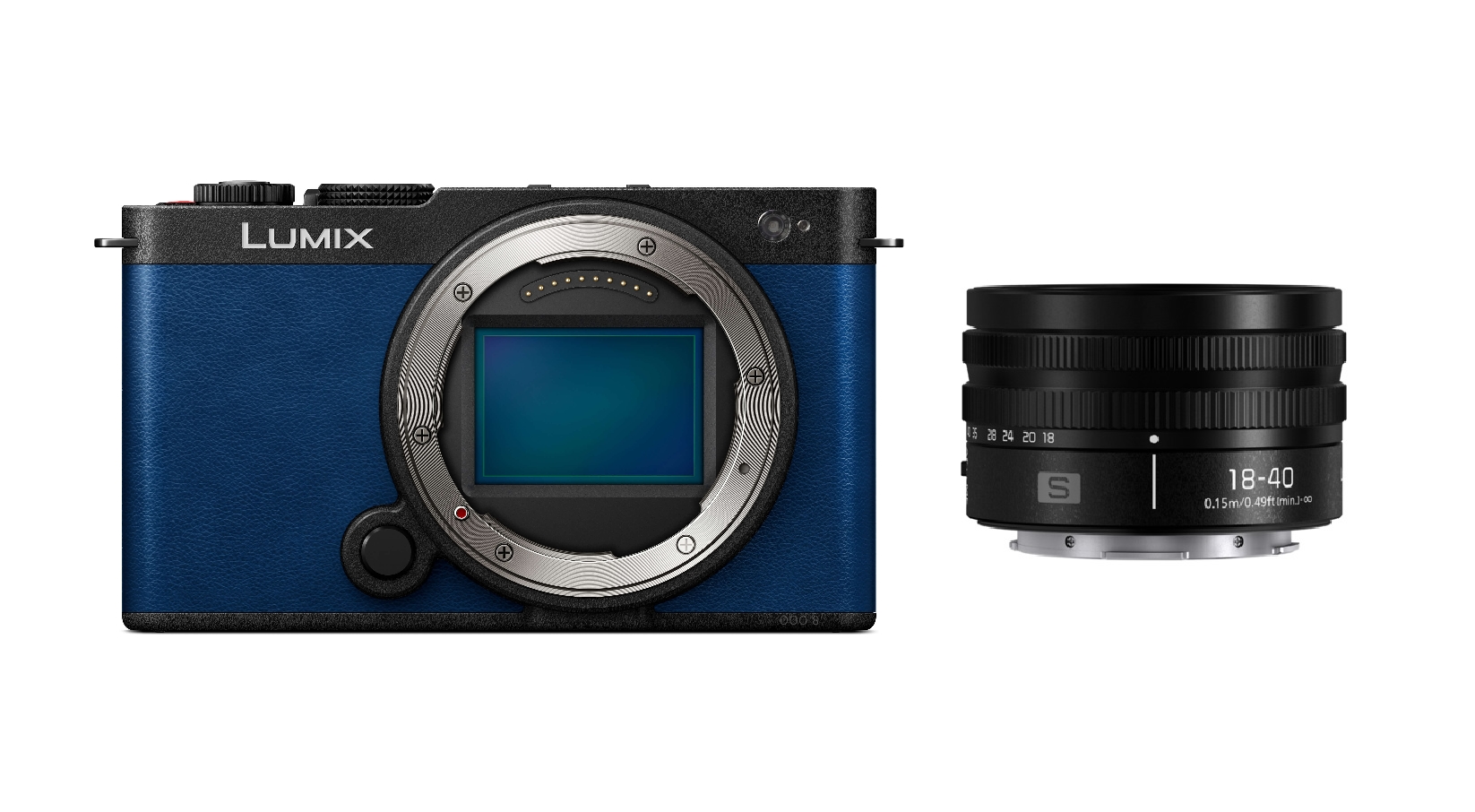 Panasonic Lumix S9 Gehäuse blau + Lumix S 18-40mm 4.5-6.3