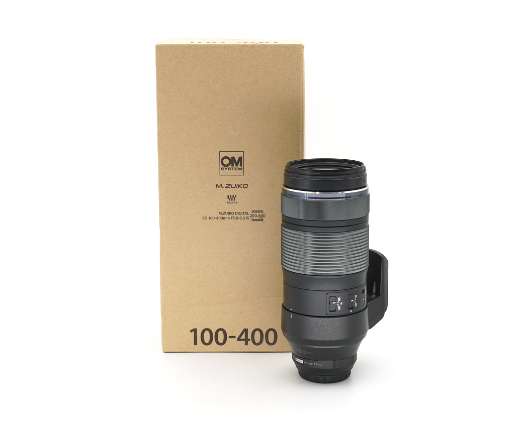 OM SYSTEM M.Zuiko ED 100-400mm 5.0-6.3 IS Objektiv schwarz Ausstellungsstück #41282**